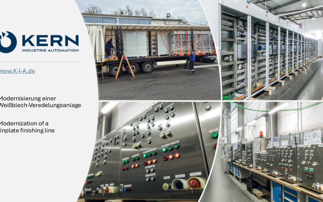 Modernization of the VA10 tinplate finishing line at tk Rasselstein