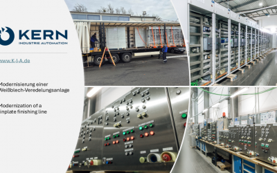 Modernisierung Weißblech-Veredelungsanlage VA10 bei tk Rasselstein